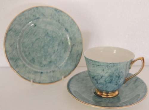 ROYAL ALBERT TRIO - "GOSSAMER", Dark blue