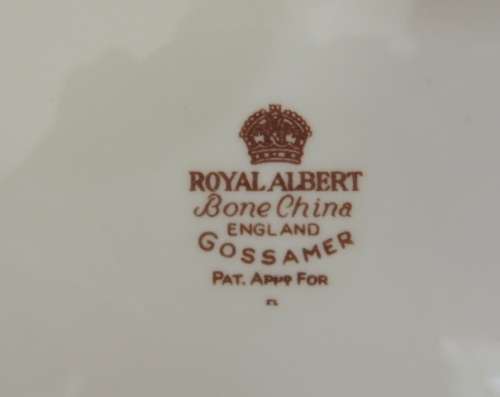 ROYAL ALBERT TRIO - "GOSSAMER", Dark blue