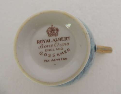 ROYAL ALBERT TRIO - "GOSSAMER", Dark blue