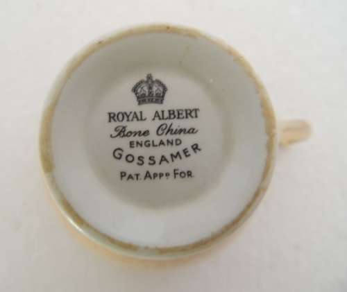 ROYAL ALBERT TRIO - "GOSSAMER", Orange