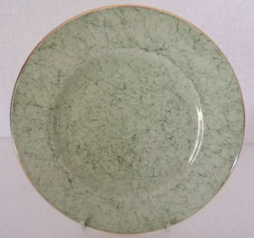 ROYAL ALBERT SIDE/CAKE PLATE - "GOSSAMER", Green