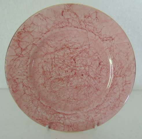 ROYAL ALBERT SIDE/CAKE PLATE- "GOSSAMER", Pink