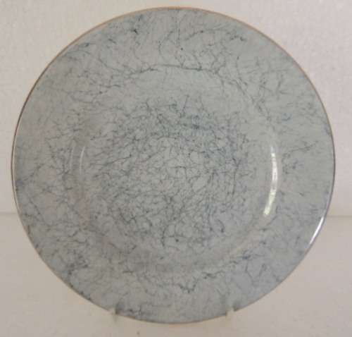 ROYAL ALBERT SIDE/CAKE PLATE- "GOSSAMER", Light blue