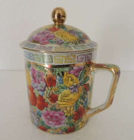 CHINESE LIDDED MUG