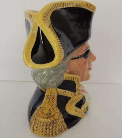 ROYAL DOULTON LARGE CHARACTER JUG - "VICE-ADMIRAL LORD NELSON" D6932