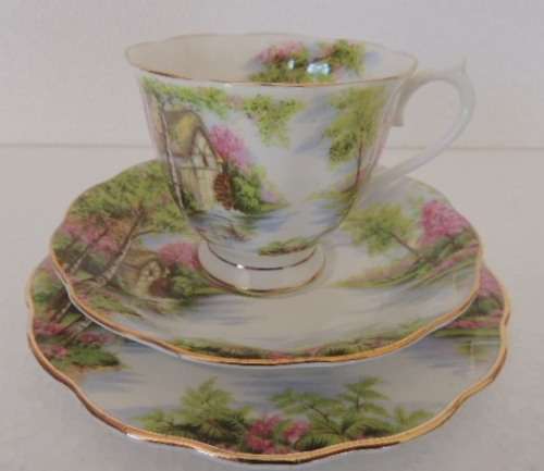 ROYAL ALBERT TRIOS "THE OLD MILL" - 3 left