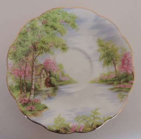 ROYAL ALBERT TRIO PLUS EXTRAS - "THE OLD MILL"