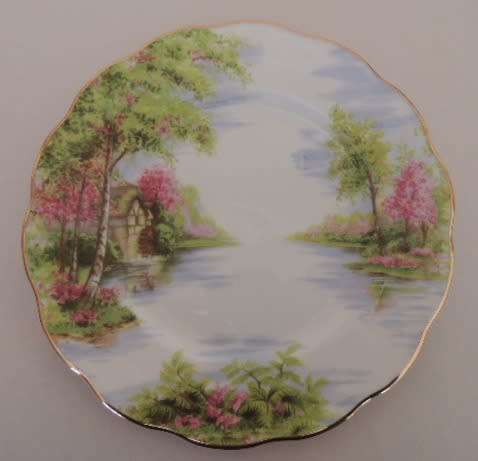 ROYAL ALBERT TRIO PLUS EXTRAS - "THE OLD MILL"