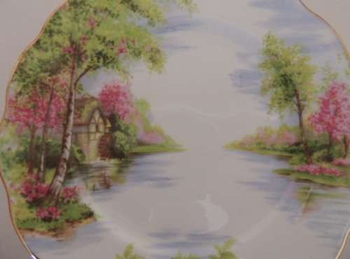 ROYAL ALBERT TRIO PLUS EXTRAS - "THE OLD MILL"