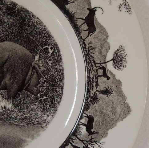 WEDGWOOD KRUGER NATIONAL PARK "ELEPHANT" PLATE