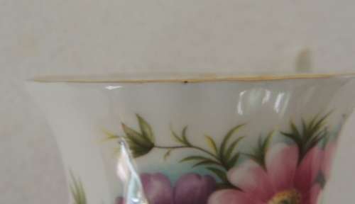 ROYAL ALBERT FLOWER OF THE MONTH DUO - "OCTOBER" COSMOS
