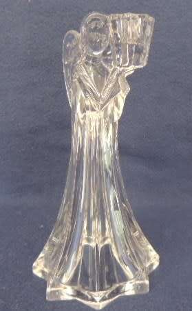 MIKASA GERMAN CRYSTAL ANGEL CANDLE HOLDER (BOXED)