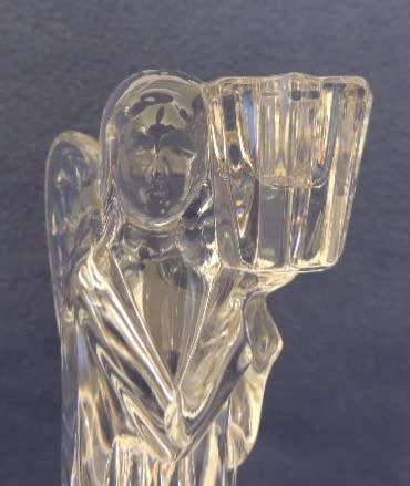 MIKASA GERMAN CRYSTAL ANGEL CANDLE HOLDER (BOXED)