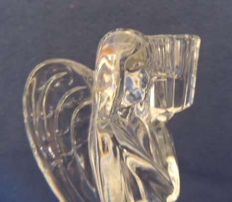 MIKASA GERMAN CRYSTAL ANGEL CANDLE HOLDER (BOXED)