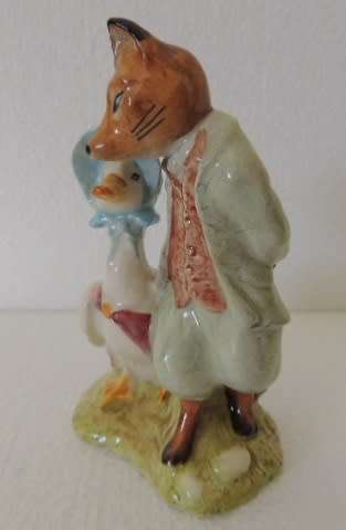 BESWICK BEATRIX POTTER - JEMIMA PUDDLEDUCK WITH FOXY WHISKERED GENTLEMAN