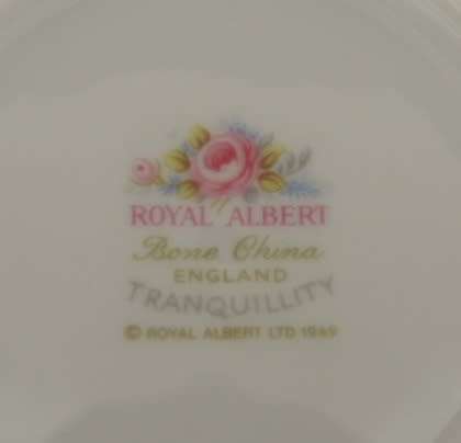 Royal Albert Tea Saucer - `TRANQUILLITY`