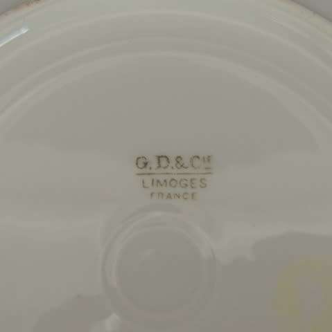 Limoges G D and CIE Cabinet Plate