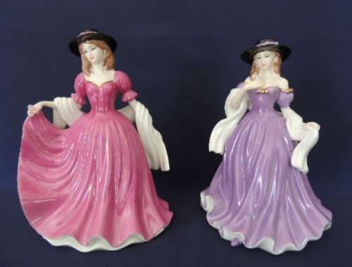 Two Leonardo Collection Figurines By Annie Rowe - 20 cm