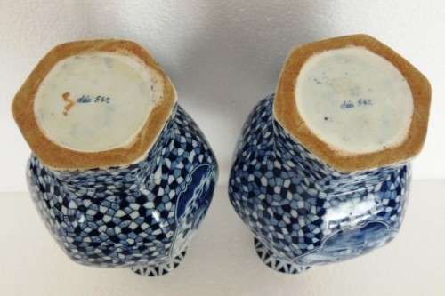 Louis Regout Pair of Dec 542 Vases