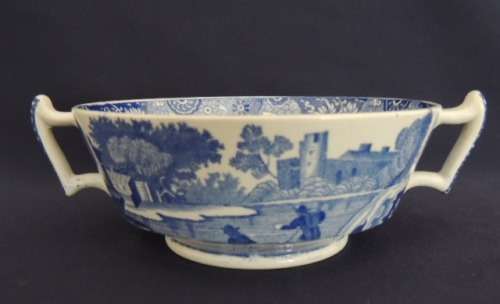 Copeland Spode Soup Coupe and Saucer (Old back stamp)