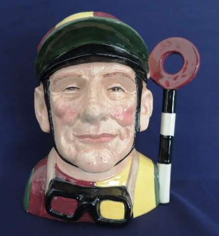 Royal Doulton Large Character Jug - Jockey D 6625