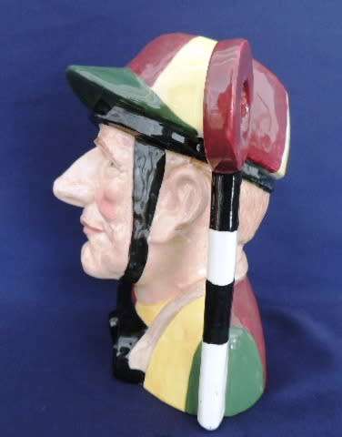 Royal Doulton Large Character Jug - Jockey D 6625