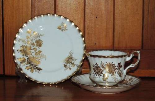 Royal Albert Trio - Golden Glory, (3 available. Bid per each)
