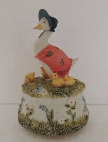 Beatrix Potter Musical Box by BFA - Jemima Puddle-duck