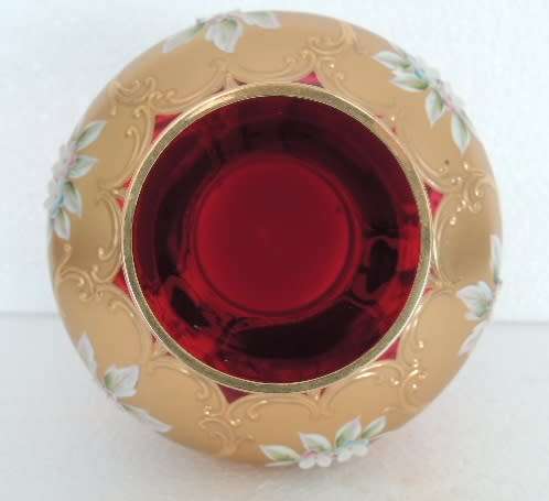 Bohemian Ruby Red Vase - 23 cm