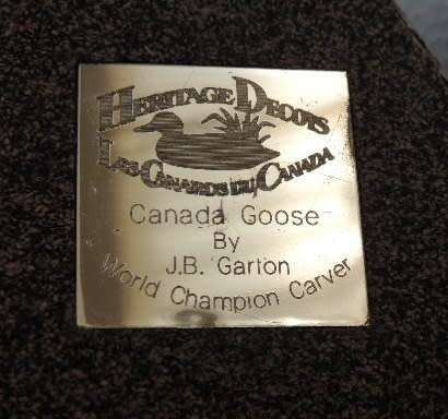 Heritage Decoys - Canada Goose by  J.B. Garton