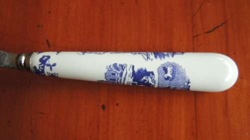 Spode Blue Italian Cake Slice - GIFT BOXED