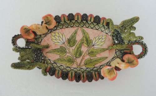 Ardmore Crocodile Dish - 29cm