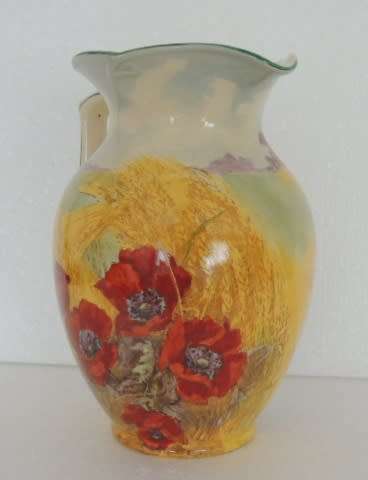 Royal Doulton `Poppies in a Cornfield` Jug - Large