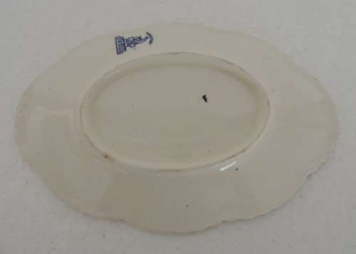 Flow Blue `CHESTER` K & Co Late Mayers - Gravy Boat and Drip Tray