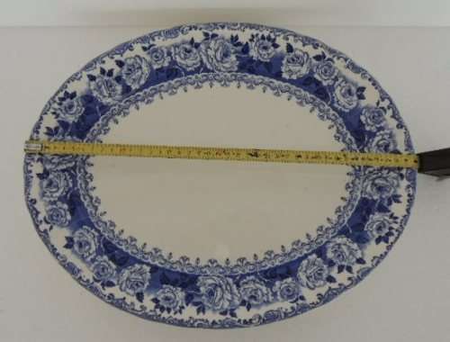 Flow Blue `CHESTER` K & Co Late Mayers - Large Meat Platter