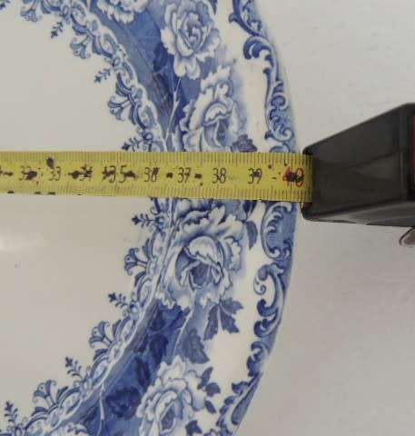 Flow Blue `CHESTER` K & Co Late Mayers - Large Meat Platter