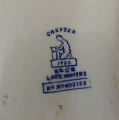 Flow Blue `CHESTER` K & Co Late Mayers - Large Meat Platter
