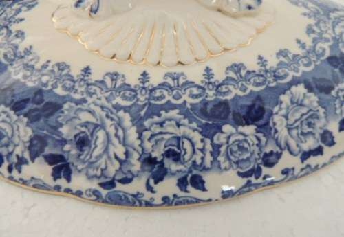 Flow Blue `CHESTER` K & Co Late Mayers - Tureen (please read)