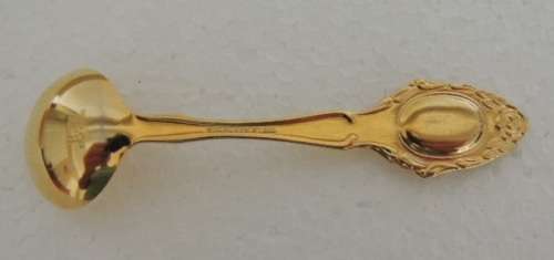 Eetrite 24 ct Gold Plated Sugar Spoon - Boxed