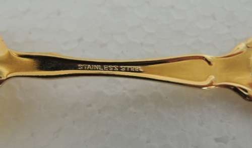 Eetrite 24 ct Gold Plated Sugar Spoon - Boxed