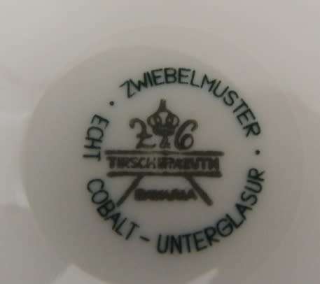 Zwiebelmuster Blue Onion Soup Coupe