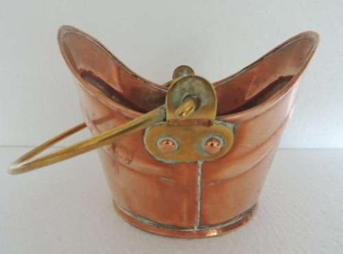 Copper and Brass Bucket