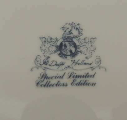 Delft Special Limited Collector`s Edition Octagonal Plate