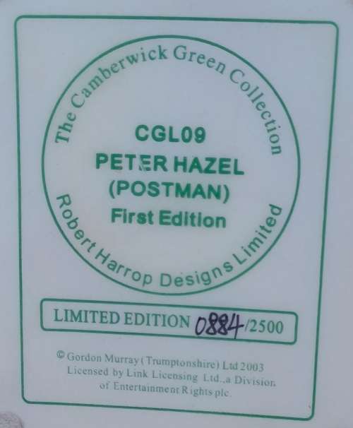 Peter Hazel (Postman) Collectable Figurine by Robert Harrop