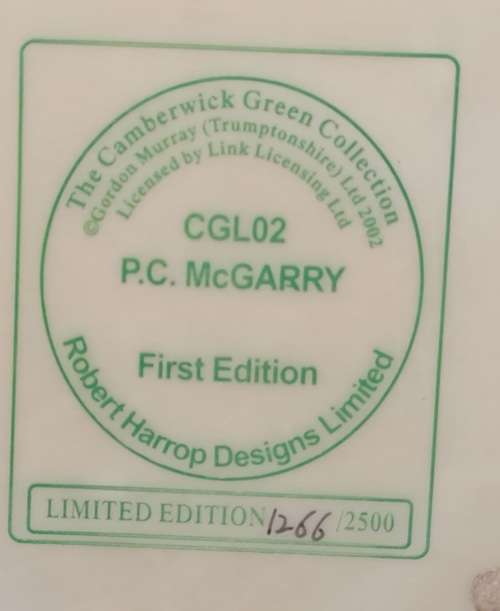 P.C. McGarry Collectable Figurine by Robert Harrop