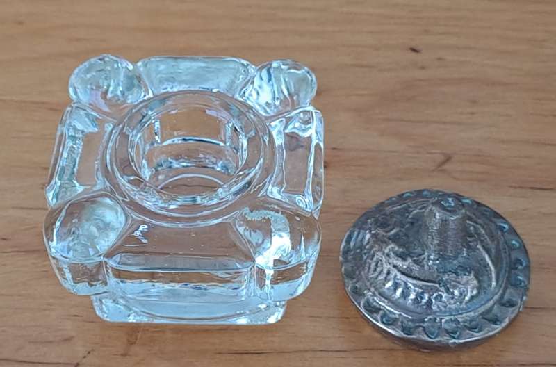 Brass Inkwell