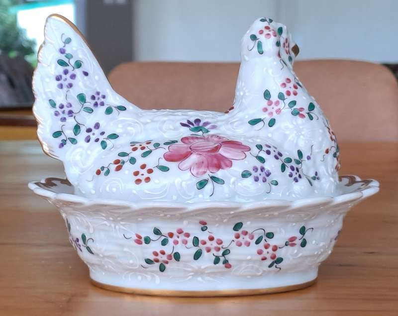 French Chicken on Nest Tureen