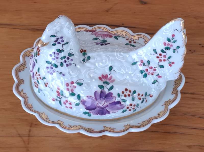 French Chicken on Nest Tureen
