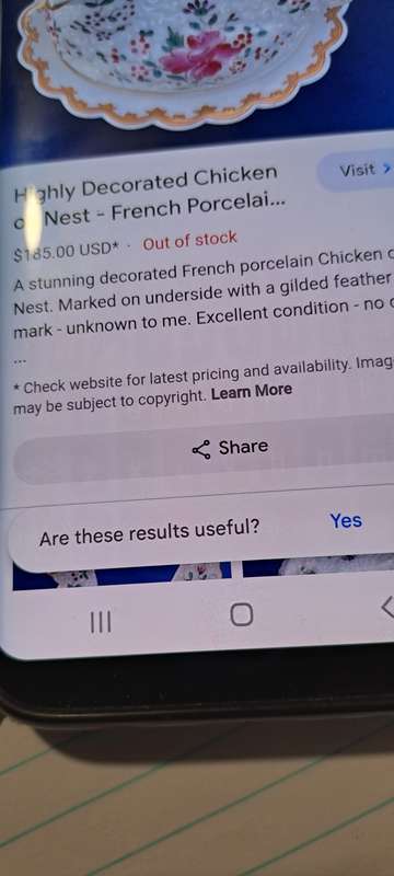 French Chicken on Nest Tureen