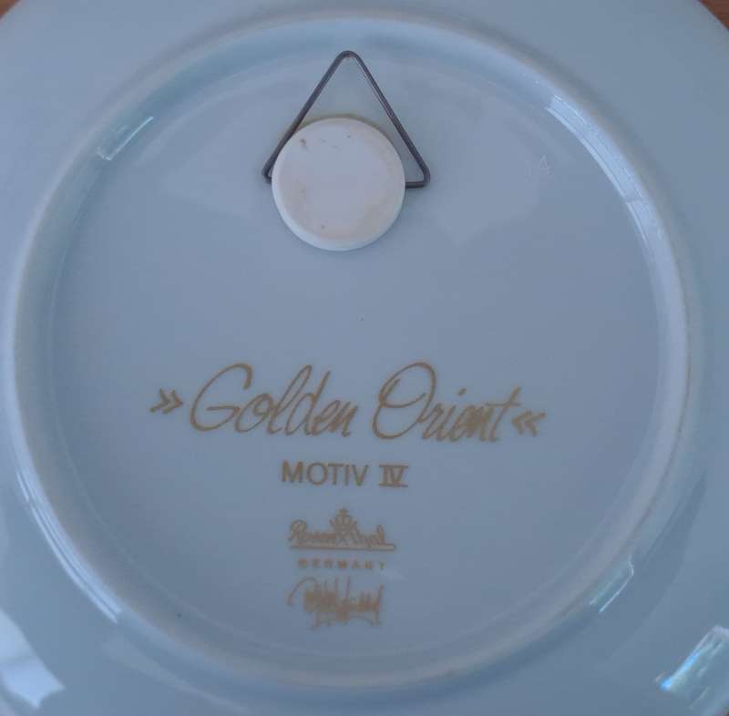 Rosenthal Bjorn Wiinblad Plate - Golden Orient